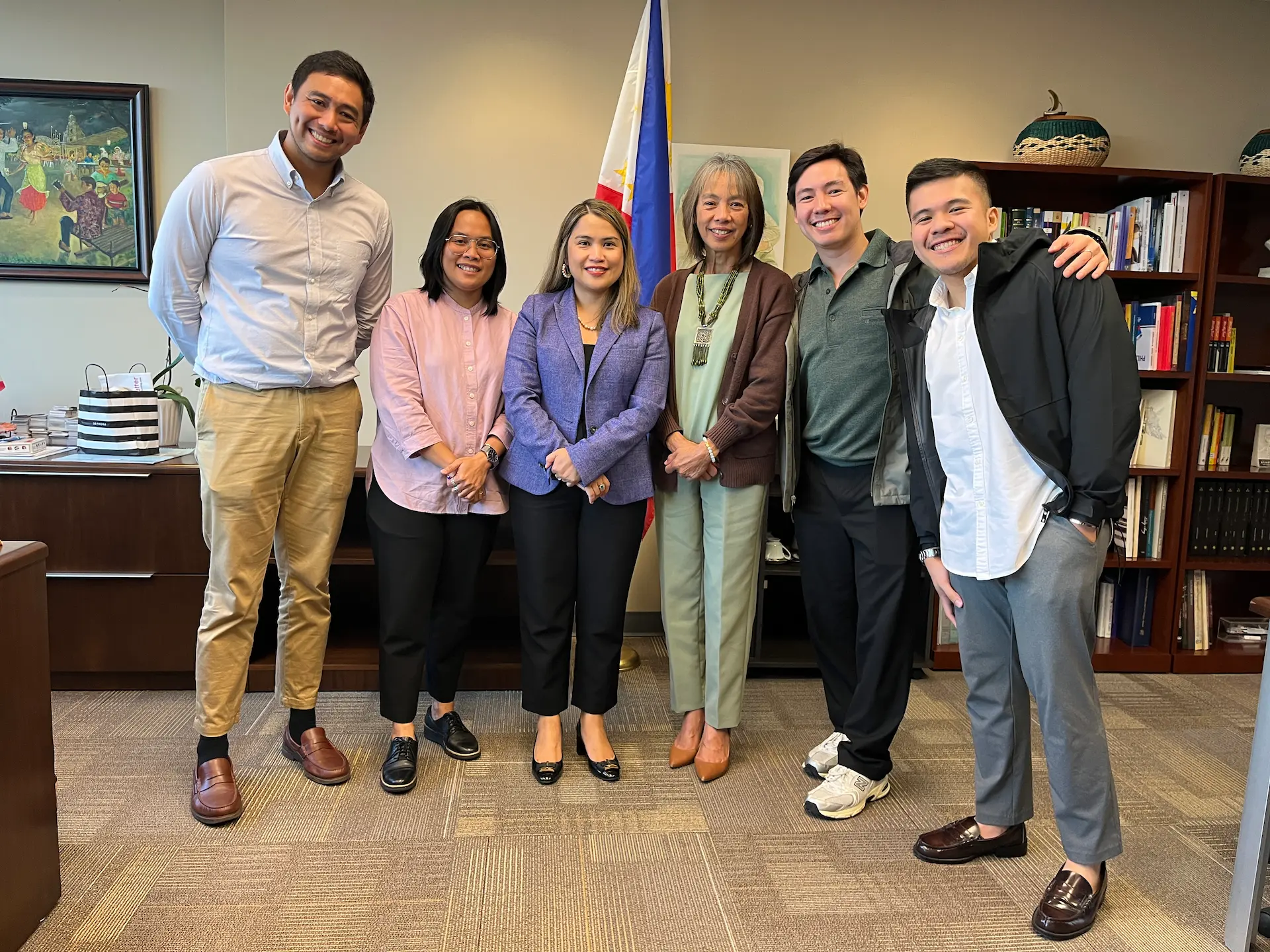 At the Philippine consul in Vancouver