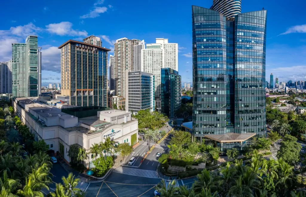 Aerial view of Rockwell Center.