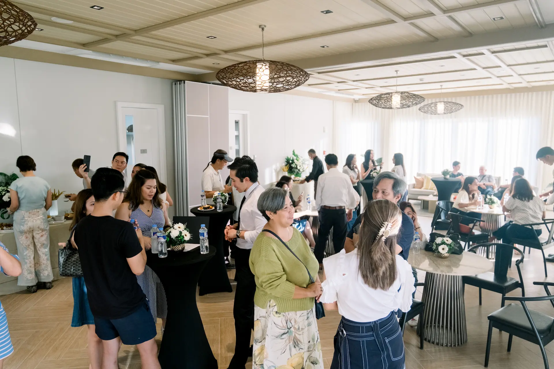 A first look at The Clubhouse as guests enjoyed an exclusive preview of the amenities.